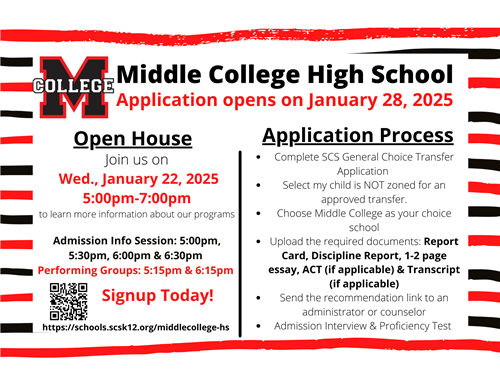 Middle College Open House!!!!